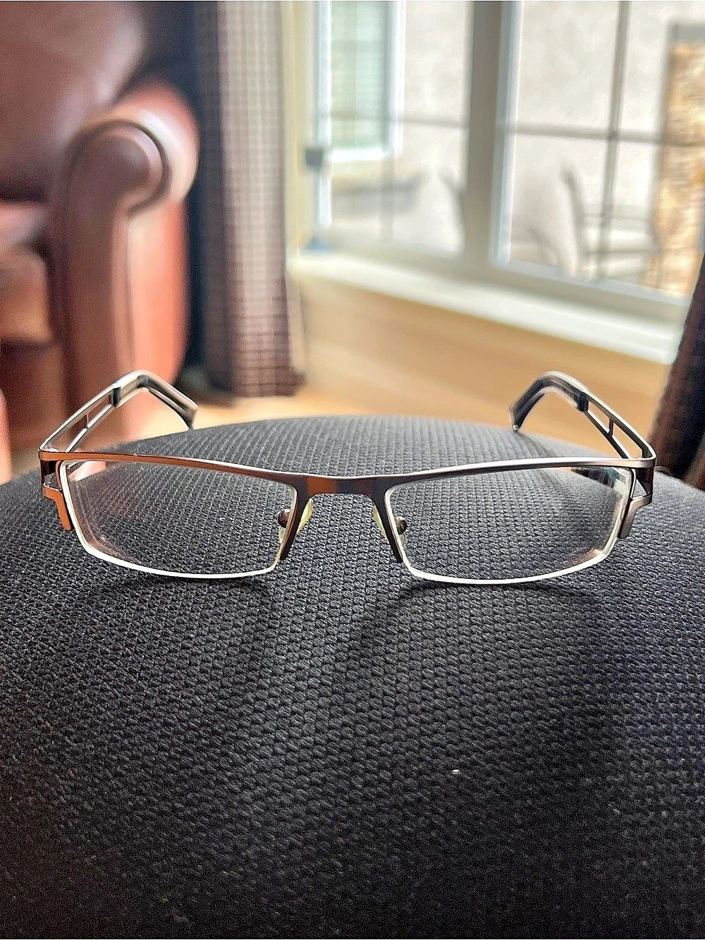 Guys Only Mod. 3013 - Made in Germany Rectangle Slate/Copper Glasses - Clean